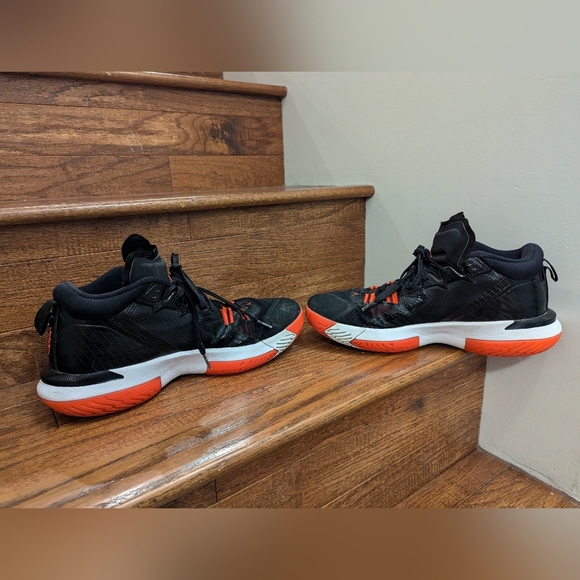 Jordan Zion 1 Black White Crimson Red Basketball Shoes D Mens Size 11 - Picture 7 of 16